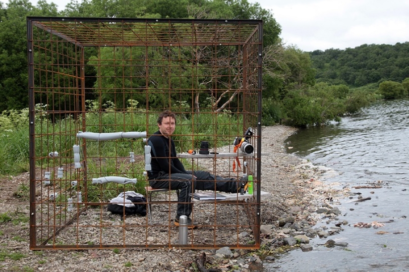 Children in a cage, or how we ended up face to face with bears