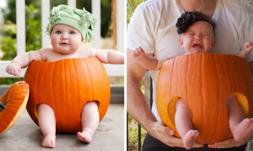 Children's photo shoots: expectations versus harsh reality