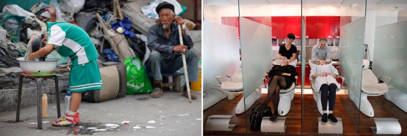 China's Social Contrasts: Poor and Rich