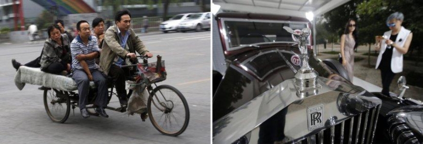 China's Social Contrasts: Poor and Rich