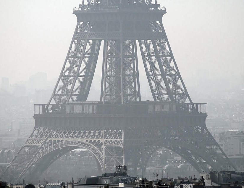 Cities shrouded in mist