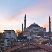 City between Asia and Europe