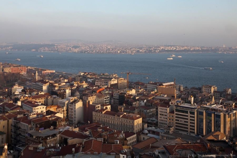 City between Asia and Europe