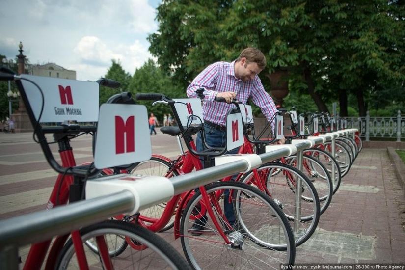 City bike rental opens in Moscow City bike rental opens in Moscow