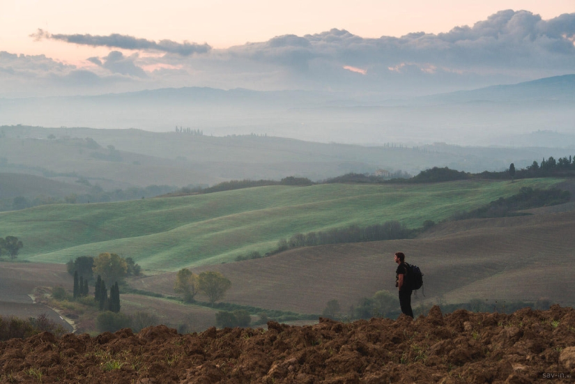 Cálido otoño en la Toscana
