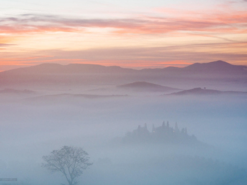 Cálido otoño en la Toscana