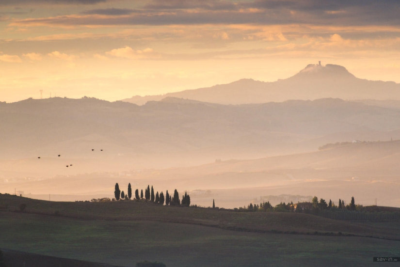 Cálido otoño en la Toscana