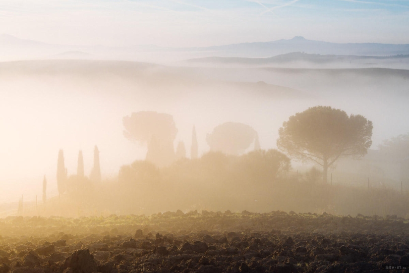 Cálido otoño en la Toscana