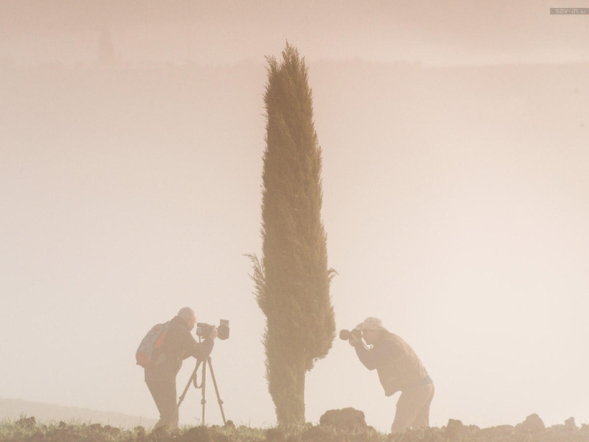 Cálido otoño en la Toscana