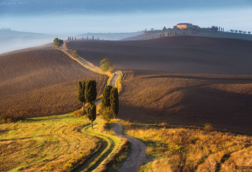 Cálido otoño en la Toscana