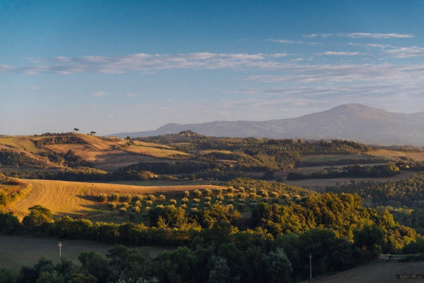 Cálido otoño en la Toscana