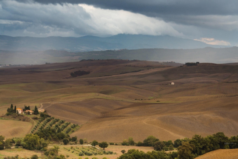 Cálido otoño en la Toscana