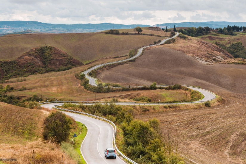Cálido otoño en la Toscana