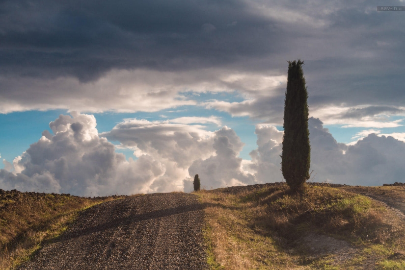 Cálido otoño en la Toscana