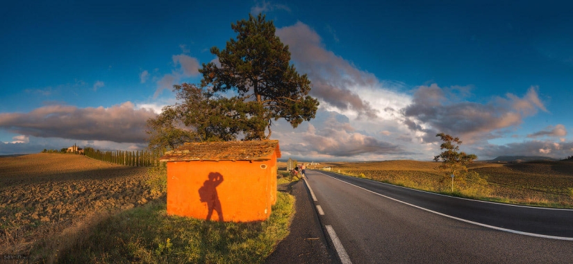 Cálido otoño en la Toscana