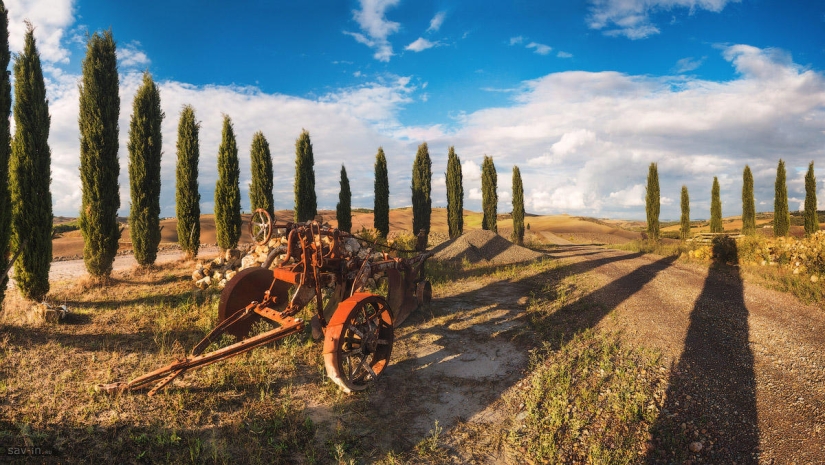 Cálido otoño en la Toscana