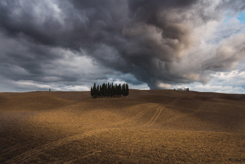 Cálido otoño en la Toscana