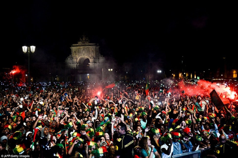 Cómo celebró Portugal la victoria de la selección en la Eurocopa 2016 Cómo celebró Portugal la victoria de la selección en la Eurocopa 2016