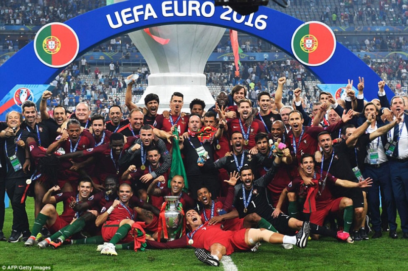Cómo celebró Portugal la victoria de la selección en la Eurocopa 2016 Cómo celebró Portugal la victoria de la selección en la Eurocopa 2016
