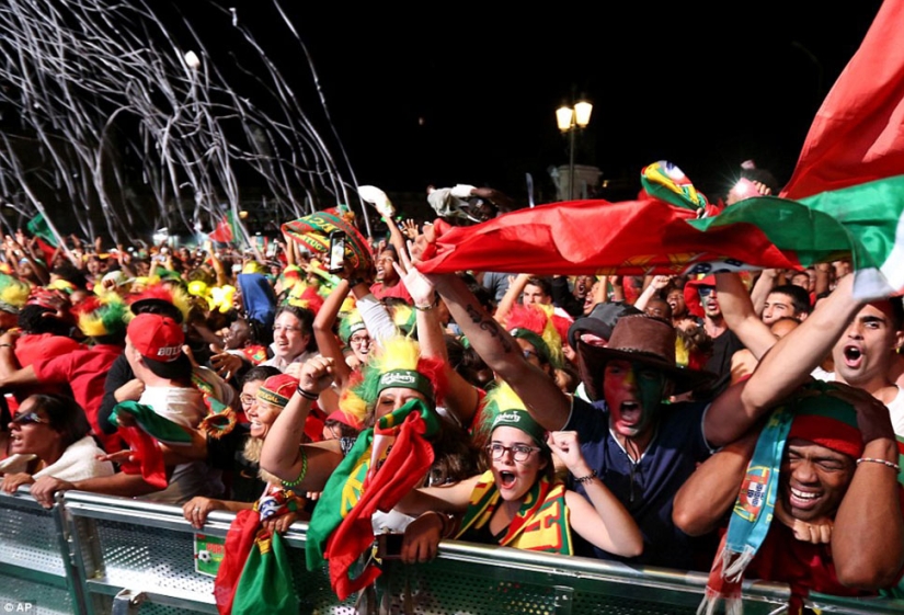 Cómo celebró Portugal la victoria de la selección en la Eurocopa 2016 Cómo celebró Portugal la victoria de la selección en la Eurocopa 2016