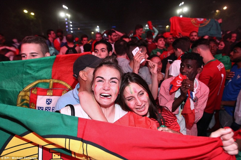 Cómo celebró Portugal la victoria de la selección en la Eurocopa 2016 Cómo celebró Portugal la victoria de la selección en la Eurocopa 2016
