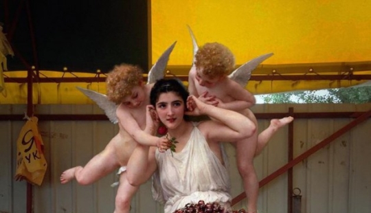 Cómo los ángeles y las ninfas de la pintura clásica terminaron en el paisaje urbano moderno