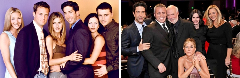 Cómo se conocieron los héroes de las películas de culto muchos años después