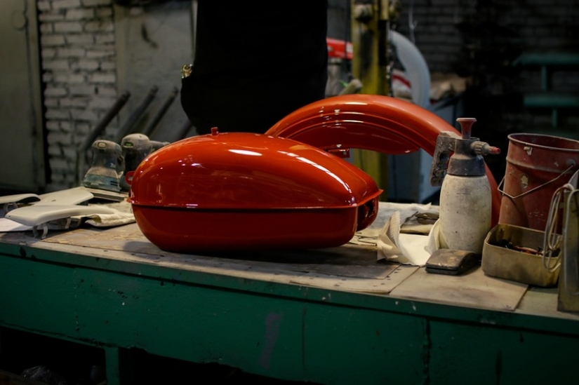 Cómo se ensamblan las motocicletas Ural