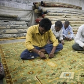 Cómo se hacen las alfombras en la India