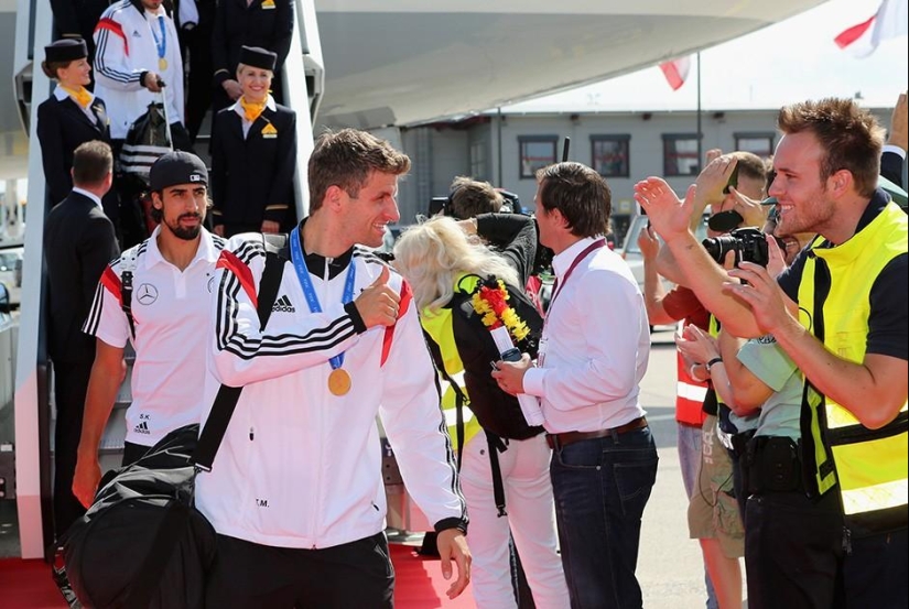 Cómo se recibió en Berlín a los ganadores de la Copa del Mundo 2014 Cómo se recibió en Berlín a los ganadores de la Copa del Mundo 2014