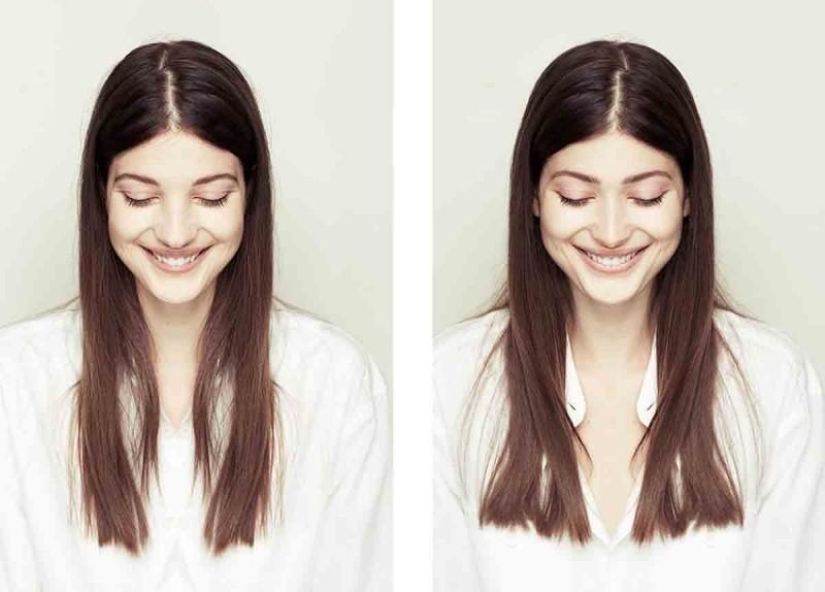 Cómo se ven las caras perfectamente simétricas