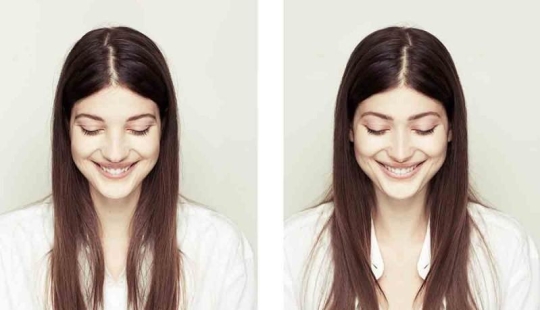 Cómo se ven las caras perfectamente simétricas