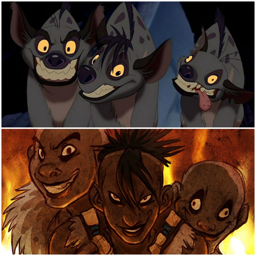 Cómo se verían los animales de Disney si fueran humanos