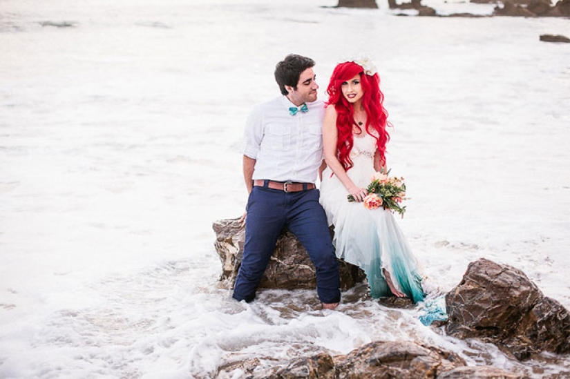 Cómo sería la boda de la sirenita Ariel en la vida real Cómo sería la boda de la sirenita Ariel en la vida real
