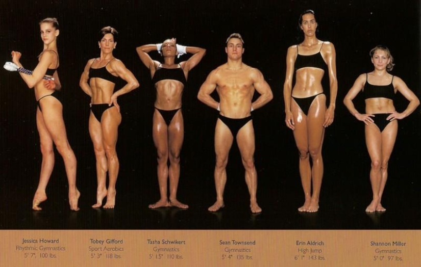 ¿Cómo son los cuerpos de los atletas? ¿Cómo son los cuerpos de los atletas?