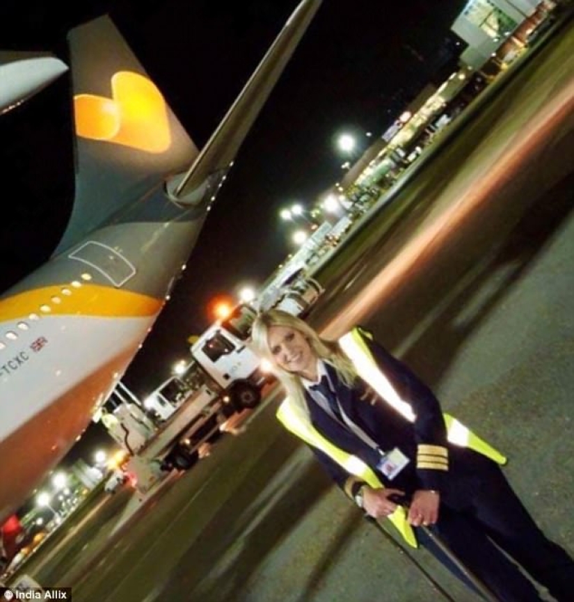 Cómo una mujer piloto controla un avión