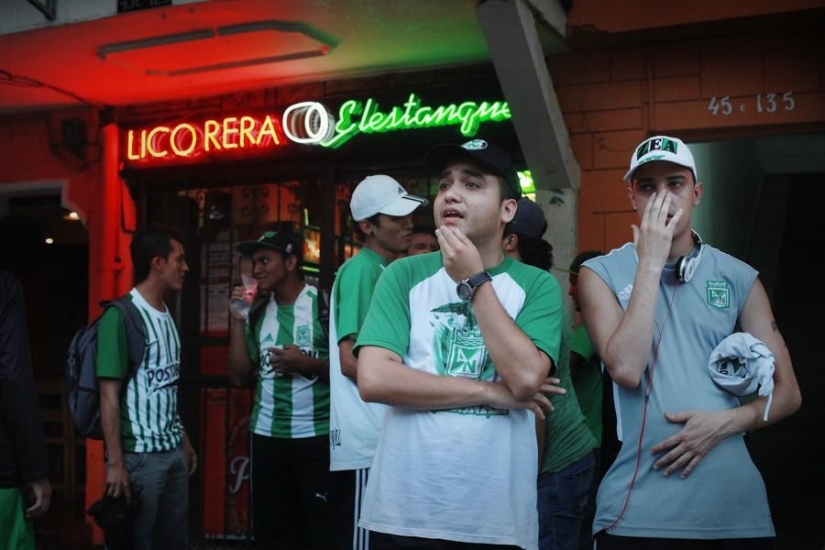 Colombian football fans Colombian football fans