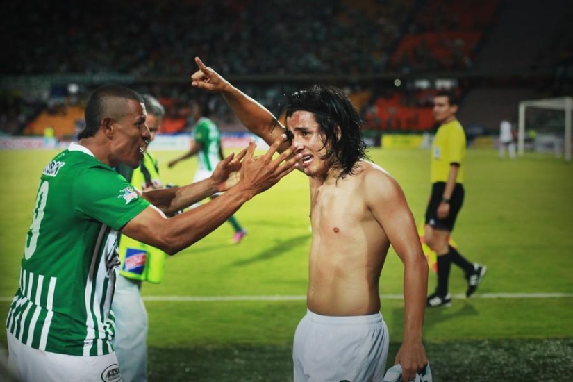 Colombian football fans Colombian football fans