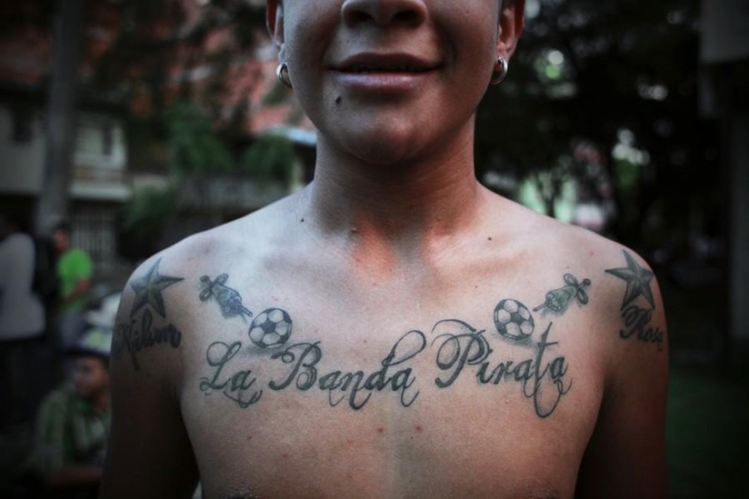 Colombian football fans Colombian football fans