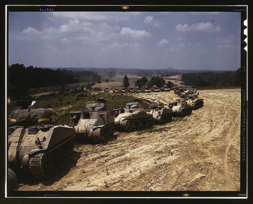 Color memories of the Second World War in the lens of American photographers