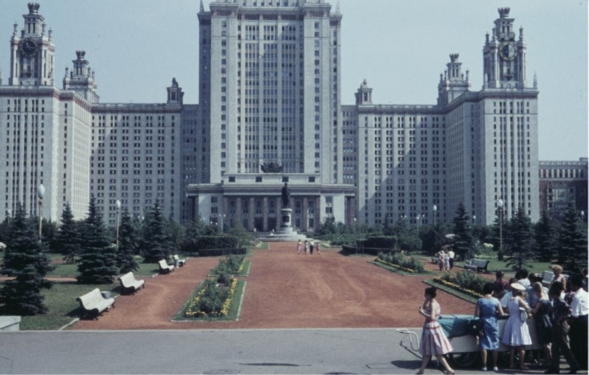 Color photos of summer Moscow in 1961 Color photos of summer Moscow in 1961