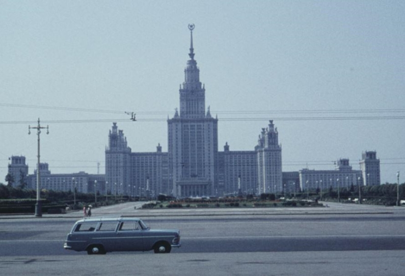Color photos of summer Moscow in 1961 Color photos of summer Moscow in 1961