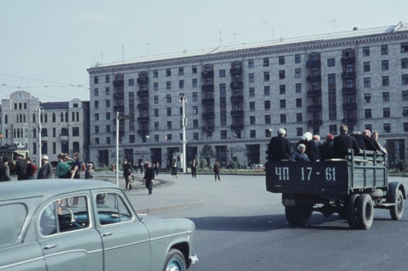 Color photos of summer Moscow in 1961 Color photos of summer Moscow in 1961