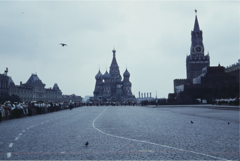 Color photos of summer Moscow in 1961 Color photos of summer Moscow in 1961