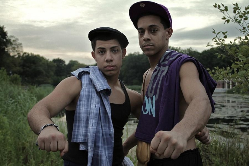 Colorful people of Brooklyn