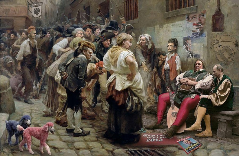 Coloridos "Carteles políticos" de Andrey Budaev Coloridos "Carteles políticos" de Andrey Budaev