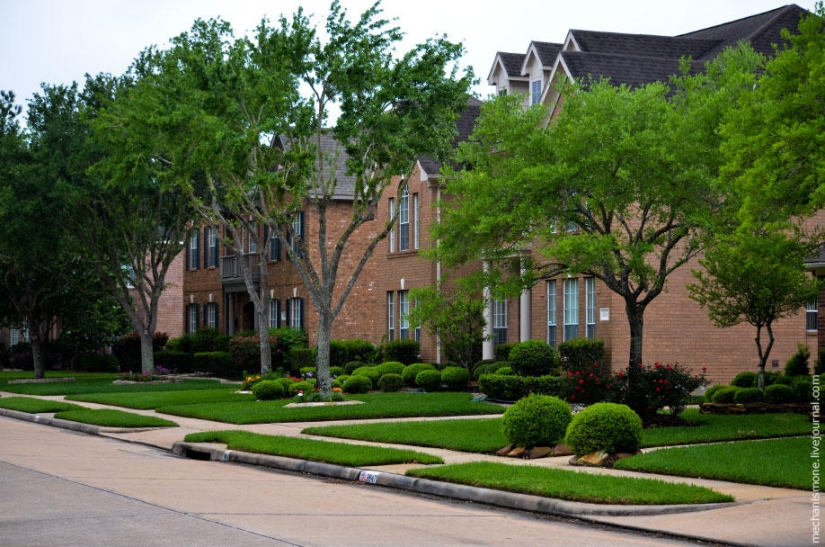 Como son las zonas residenciales en USA