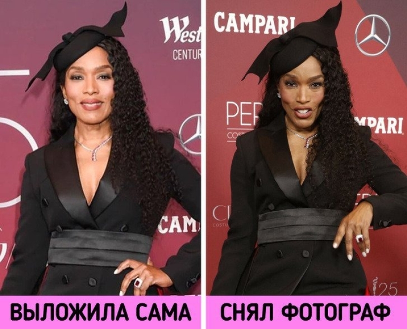 Comparamos 16 fotogramas publicados en las redes sociales por las propias estrellas y los tomados por fotógrafos. Y un poco aturdido por la diferencia