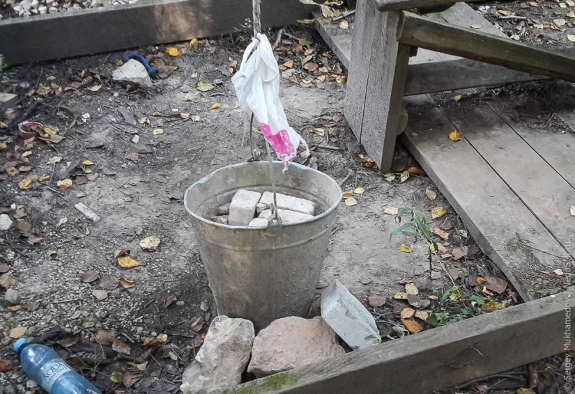 Complejo de poder "Pinocho": Mecedora de madera en el bosque Complejo de poder "Pinocho": Mecedora de madera en el bosque