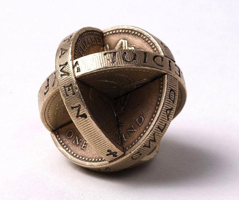 Complex geometry from coins